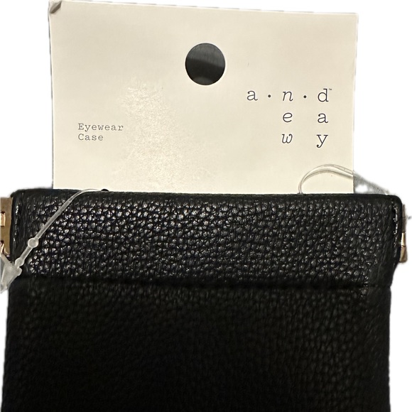 NWT Eyewear Case in Black & Gold - Picture 2 of 6